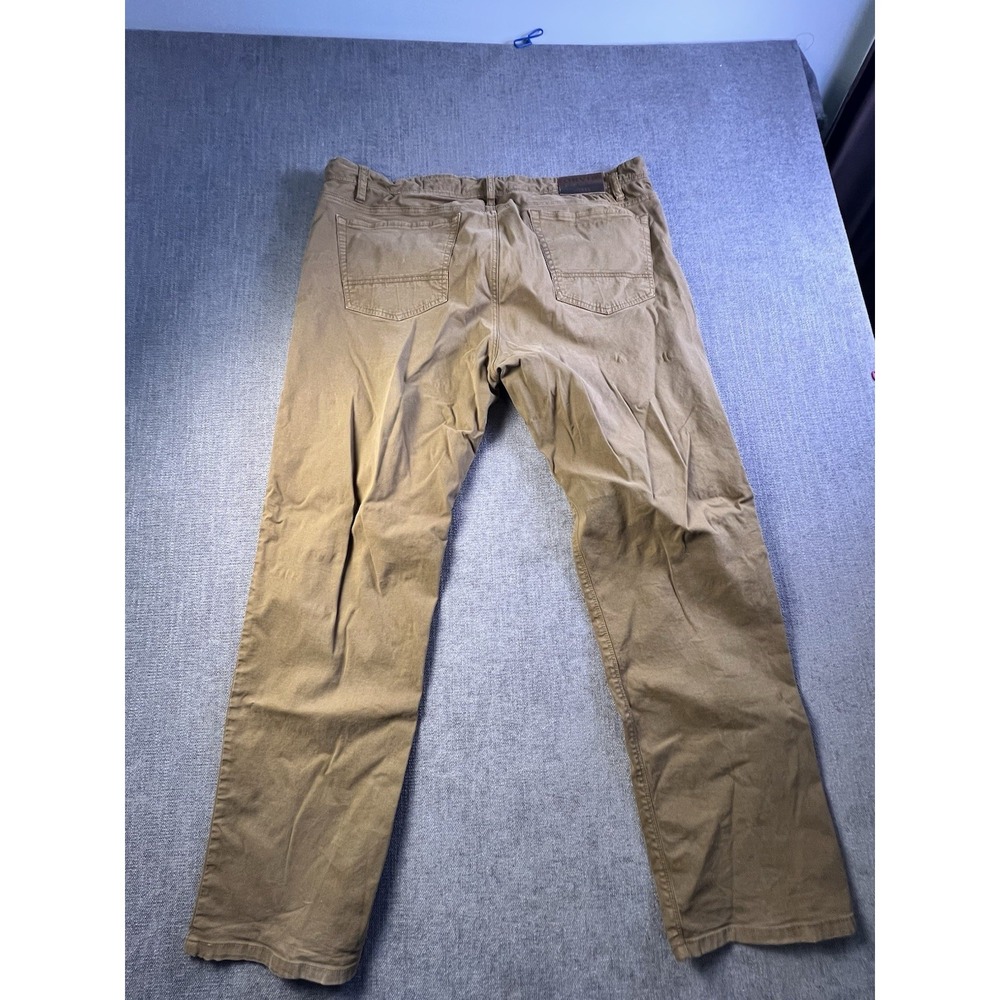 Orvis Pants Men's 40x32 Canvas Chinos Royal Wulff Tan Straight Casual Fishing - Picture 11 of 14